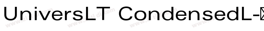 UniversLT CondensedL字体转换